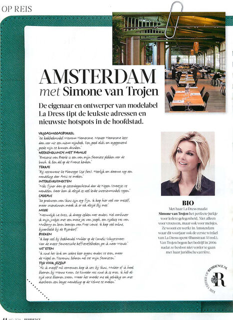 Simone van Trojen - Residence