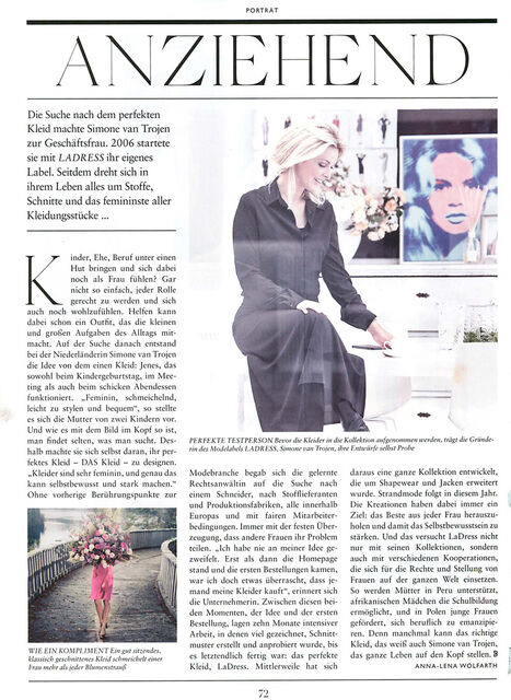 Simone van Trojen - Breuninger Magazin