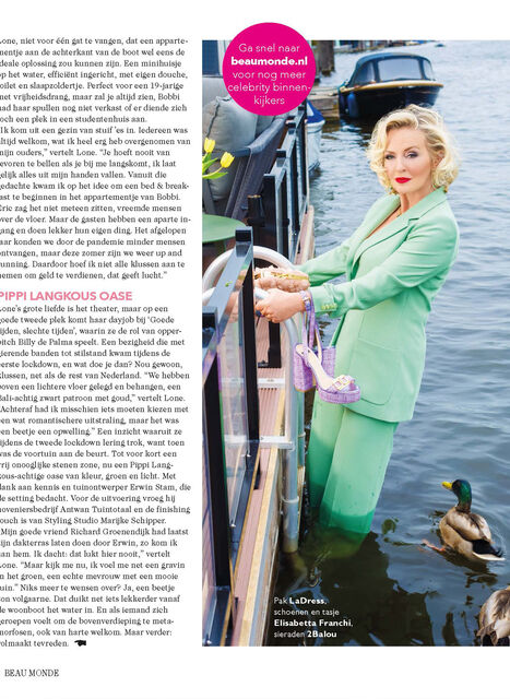 Lone van Roosendaal in Beau Monde