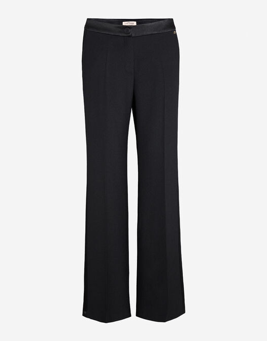 zwarte broek met paneel zwart Palma packshot