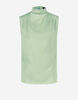 blouse mouwloos met kraag licht groen Chrissy parkshot