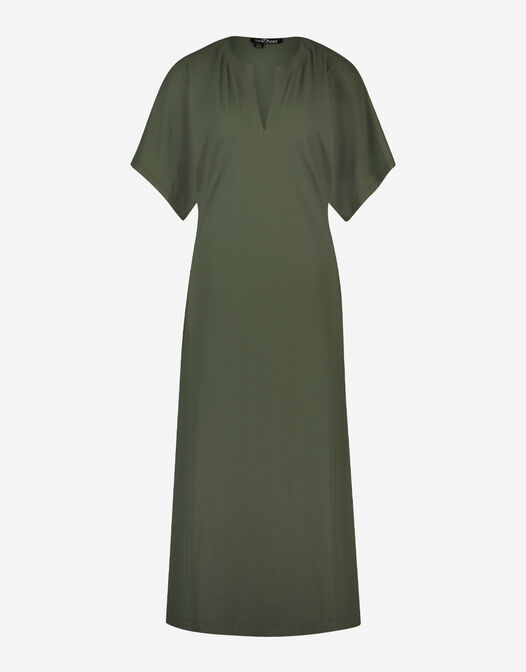midi jurk jersey lycra groen Margaux packshot
