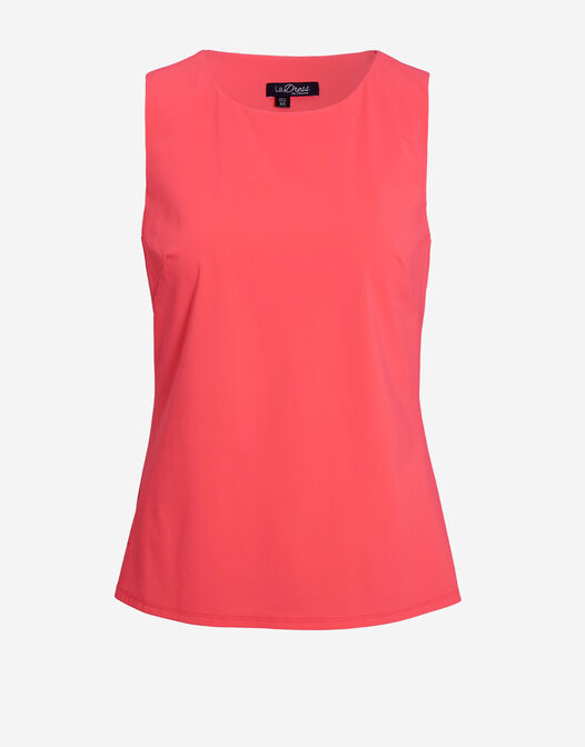 top mouwloos jersey lycra koraal Blair pack shot