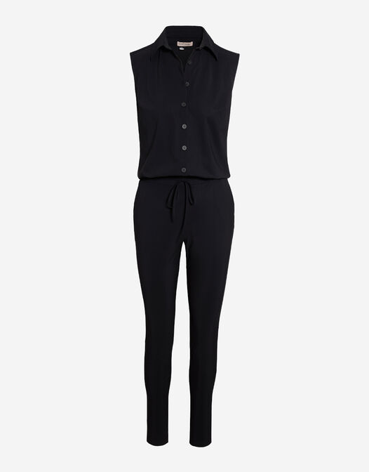 mouwloos jumpsuit zwart packshot alicia