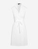 omslag jurk zonder mouwen wit Frida packshot