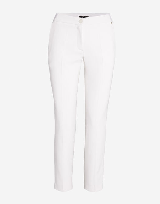 broek tapered met elastiek wit Seoul packshot
