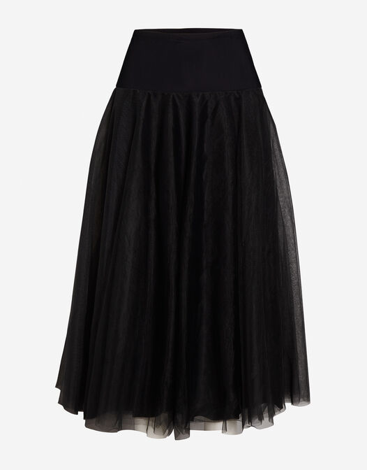 midi rok met tule zwart Venus packshot