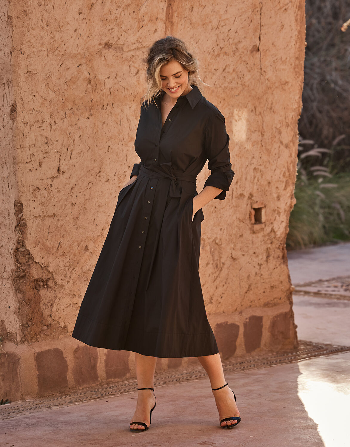 chinese dress ladies Elara Linen Dress