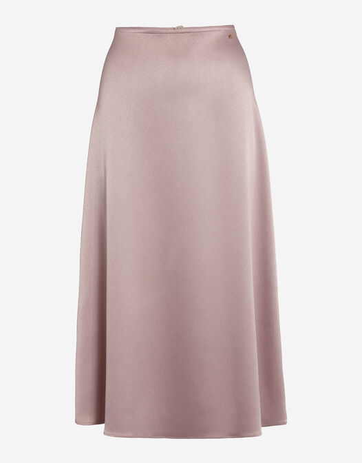 midi rok satijn licht roze Kendall packshot