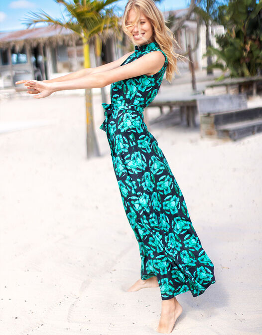 maxi jurk met print Leila 