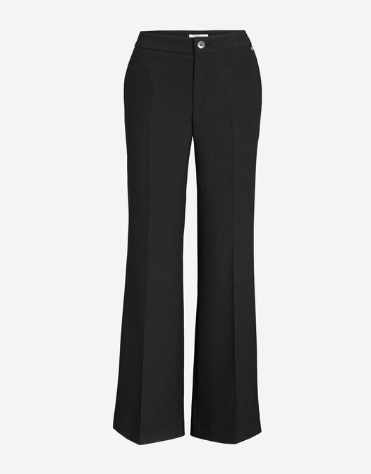 flared pantalon broek crepe satijn packshot