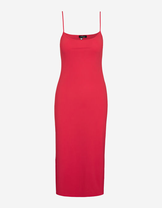 midi jurk met spaghetti bandjes rood Jennifer packshot