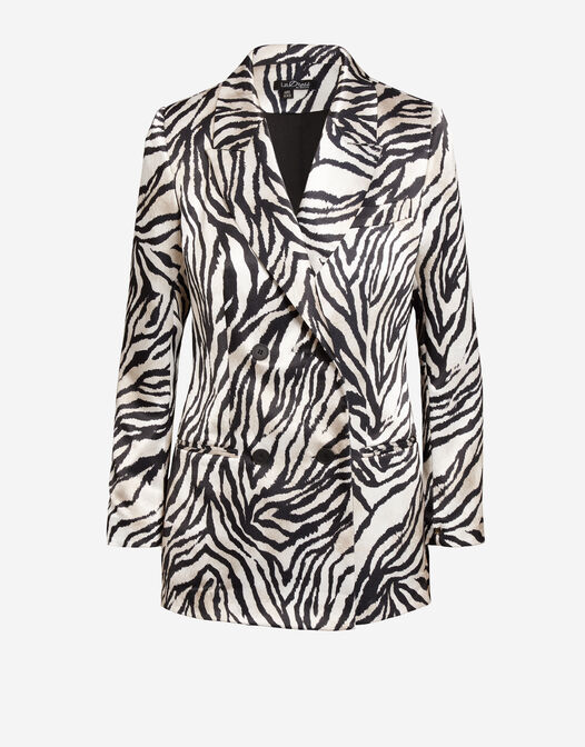 blazer met zebra print packshot