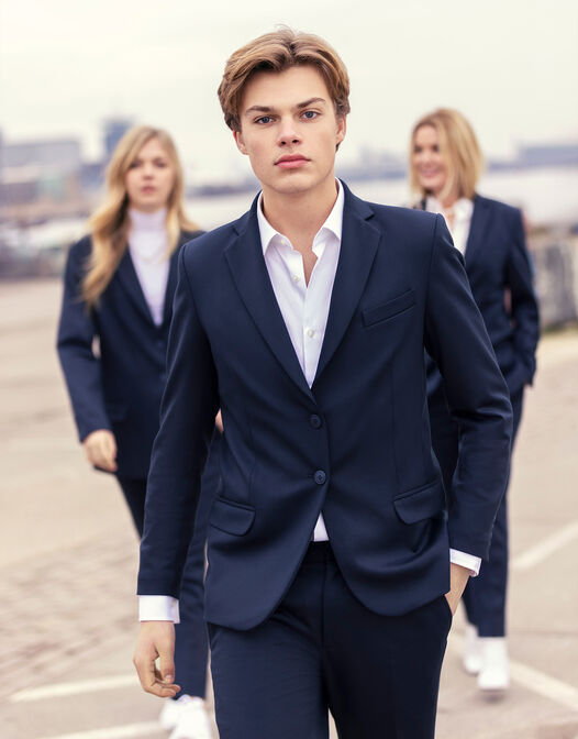 Unisex blazer blauw Beau