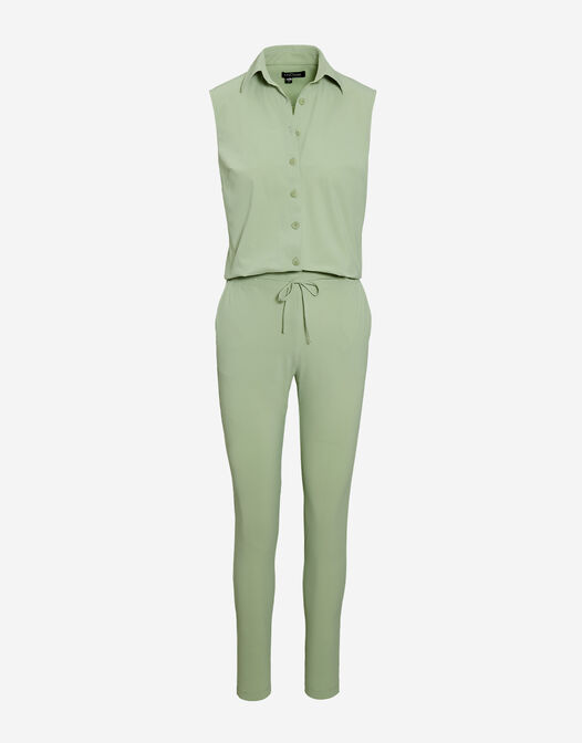 mouwloos jumpsuit groen packshot alicia