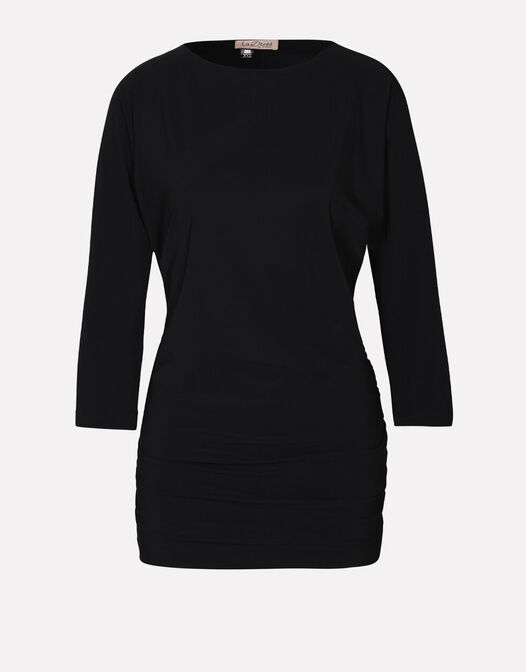 tuniek jurk jersey lycra zwart Reese packshot