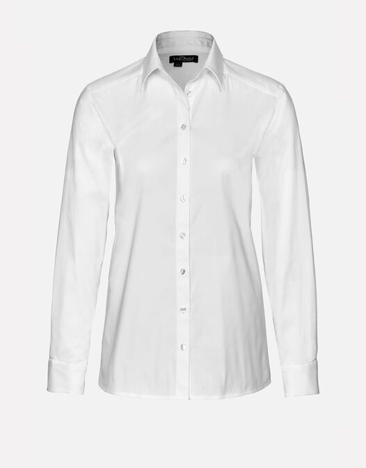 witte katoenen blouse lange mouwen Nathalie packshot