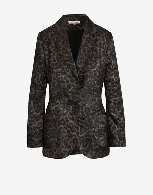 blazer dierenprint satijn packshot