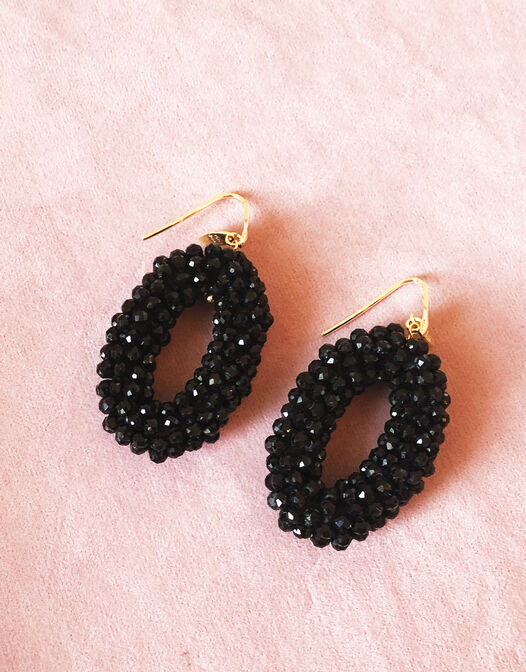 Black Glassberry Oval -  - large