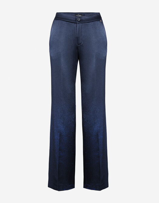 lange broek crepe satijn donker blauw satijn Geneva packshot