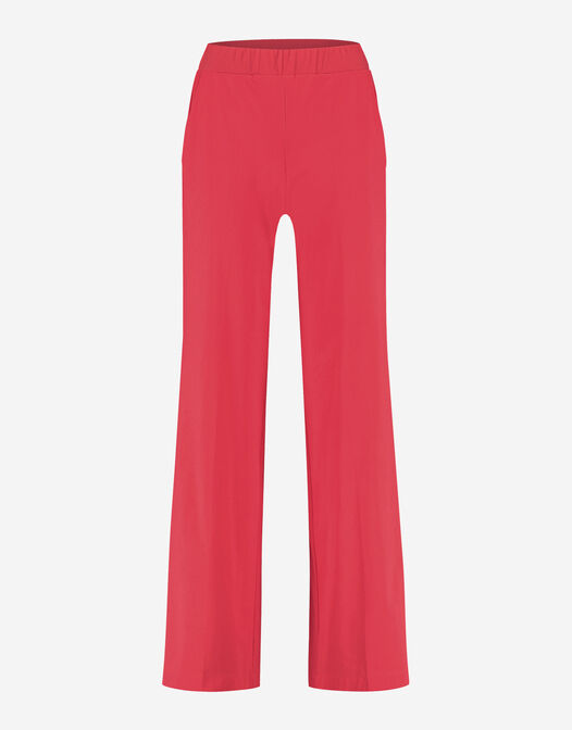 broek jersey lycra wijde pijpen Londen rood packshot
