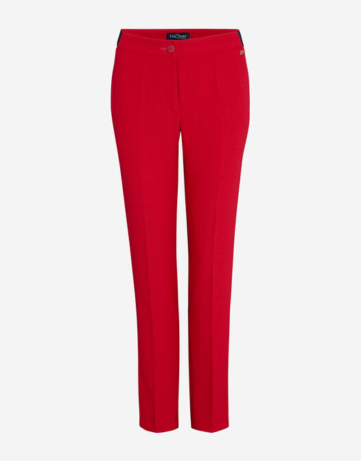 broek tapered met elastiek rood Seoul packshot